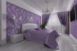 Фиолетовая спальня