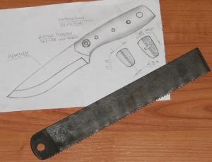 Как изготовить нож из пилы своими руками?