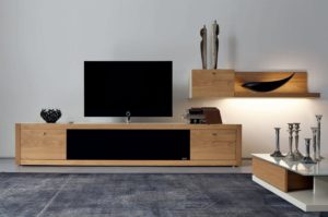 Мебель под телевизор в гостиную: особенности выбора