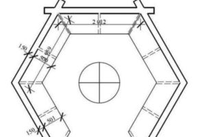 Шестигранная беседка своими руками: чертежи, размеры и изготовление