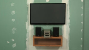 Как повесить телевизор на стену из гипсокартона?