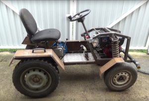 Как сделать мини-трактор из мотоблока Нева?