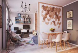 Дизайн маленькой однокомнатной квартиры: интересные идеи