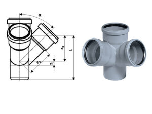 Канализационная крестовина: советы по выбору и монтажу