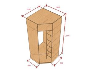 Угловой шкаф своими руками