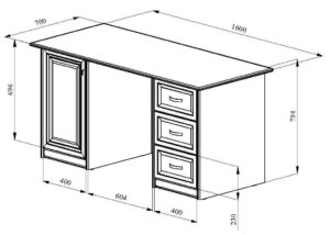 Какими должны быть размеры компьютерного стола?