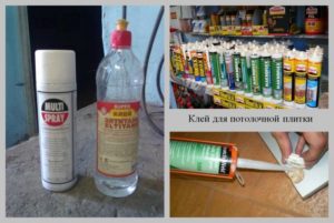 Клей для потолочной плитки: виды и нанесение