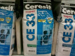 Затирка для плитки Ceresit: виды и особенности применения