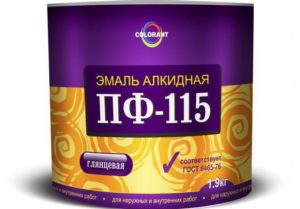 Эмаль ПФ-115: характеристики и применение