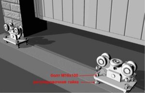 Ролики для откатных ворот: особенности и монтаж