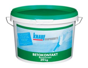 Грунтовка Knauf Betokontakt: характеристики и преимущества применения