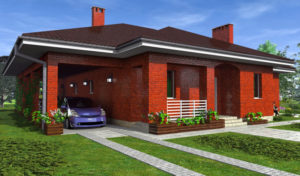 Дом из красного кирпича: красивые одноэтажные и двухэтажные проекты