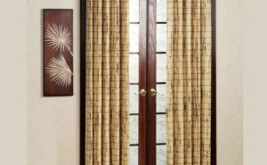 Как выбрать деревянные шторы на дверной проем?