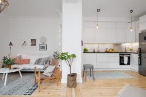 Кухня-гостиная в скандинавском стиле: идеи оформления интерьера