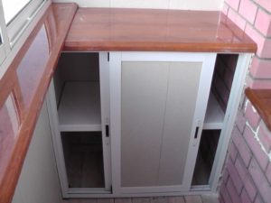 Шкаф на балкон или лоджию своими руками