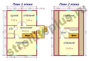 Способы планировки дома размером 6х9 м