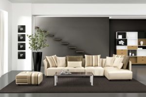 Мягкая мебель для гостиной: красивые варианты в интерьере