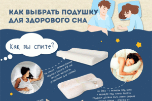Как правильно выбирать подушку для сна?