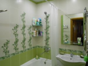 Как выбрать зеленую плитку для ванной?