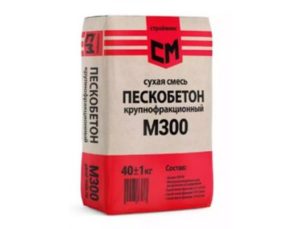 Особенности сухой смеси М300