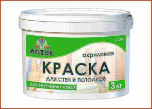 Акриловые краски для стен и потолков: особенности выбора