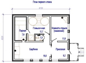 Планировки бань с комнатой отдыха: что учесть?