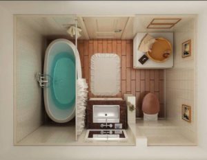 Дизайн ванных комнат площадью 5 и 6 м2: лучшие идеи планировки