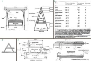 Качели из бруса: особенности, чертежи и изготовление