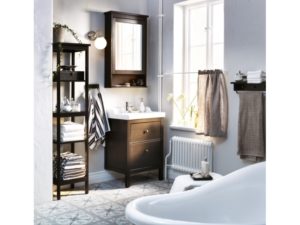 Разнообразие форм и конструкций мебели Ikea для ванной комнаты