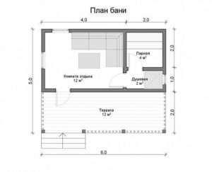Планировки бань с комнатой отдыха: что учесть?