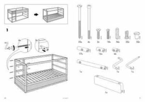 Детские раздвижные кровати Ikea: советы по выбору и инструкция сборки