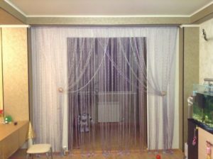 Нитяные шторы: типы, тонкости выбора, оформление в комнате