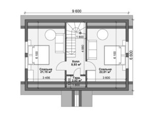 Идеи планировки загородного дома размером 10 на 10 м