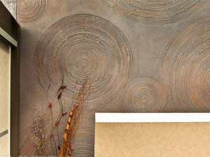 Декоративная штукатурка Travertino: красивые варианты отделки стен в интерьере