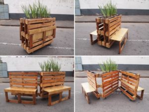 Садовая мебель из поддонов: что можно сделать из деревянных паллет?