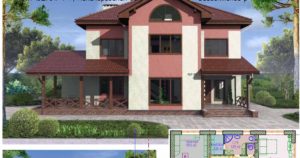 Двухэтажный дом с мансардой: выбор материалов и примеры проектов