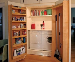 Кладовка в квартире: дизайн маленькой комнаты для хранения