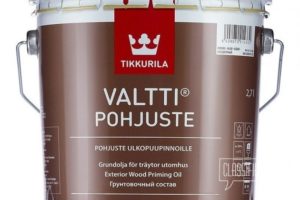 Краски Tikkurila: виды и область применения