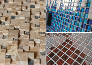 Плитка-мозаика на сетке: особенности выбора и работы с материалом
