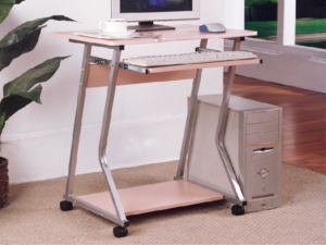 Как выбрать компьютерный стол на колесиках?