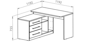 Размеры письменного стола: как выбрать подходящую модель?