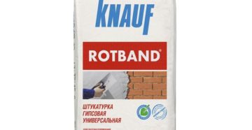 Штукатурные смеси Knauf Rotband: технические характеристики и разновидности