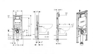 Инсталляции для санузлов Geberit: разновидности и размеры