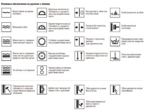 Обозначения на обоях для стен: расшифровка значков