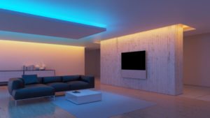 Светящийся потолок: красивые варианты оформления интерьера