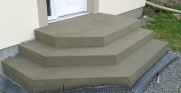 Крыльцо из бетона