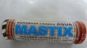 Как применять холодную сварку Mastix?