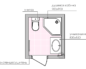 Совмещённый санузел: варианты планировки помещения с ванной площадью 4 кв. м