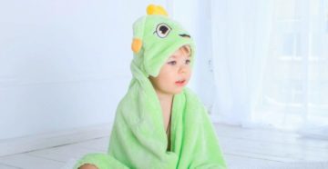 Детское полотенце с капюшоном: особенности выбора и пошива