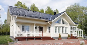 Особенности оформления фасадов финских домов
